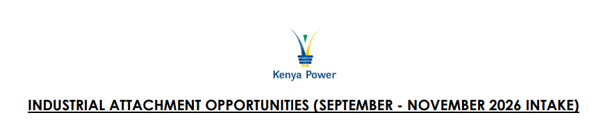 Industrial Attachment Opportunities (September – November 2026 Intake)